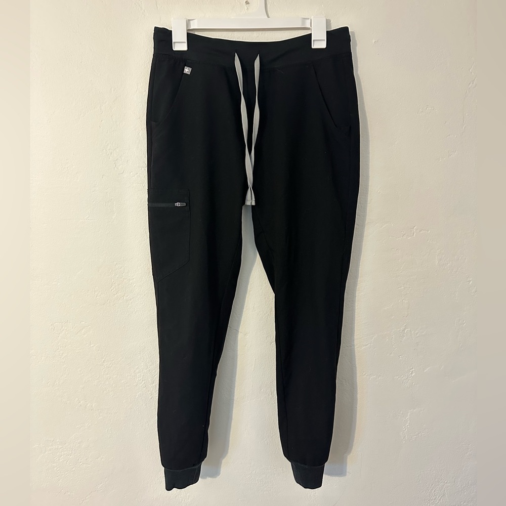 FIGS Zamora Jogger Scrub Scrubs Pants Black Womens Nurse Medical Vet Small